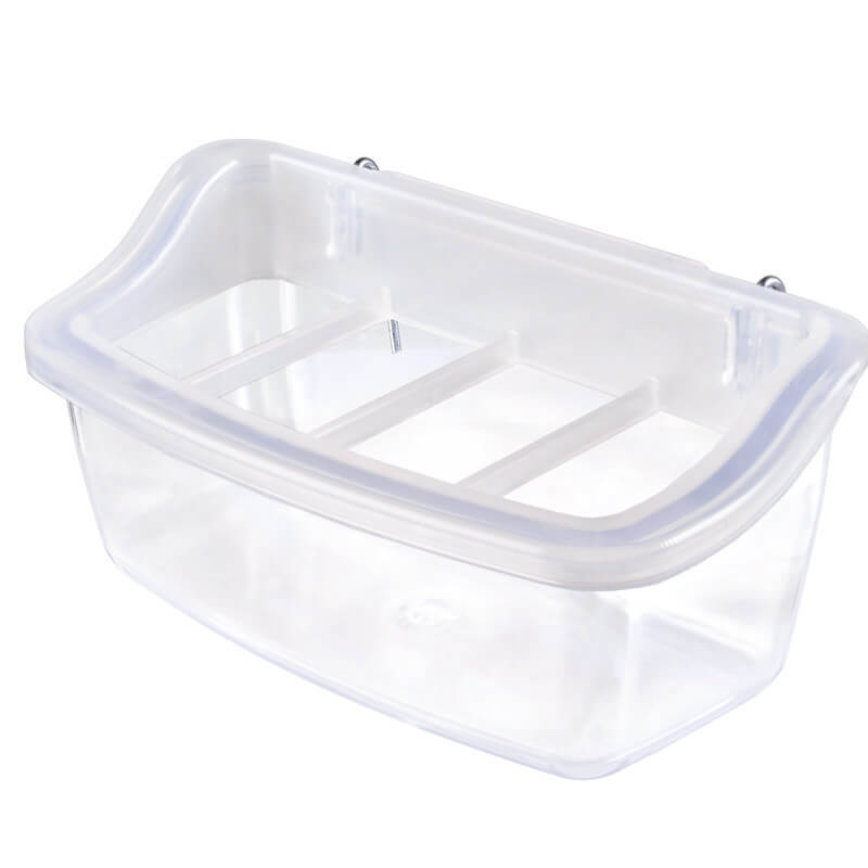 IMAC Gea posoda za ptičjo hrano, prozorna - 10,2 x 6,1 x 2,4 cm