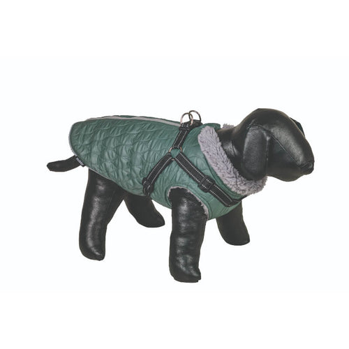 Nobby plašč Polara 2in1 - zeleno-siv - 40 cm