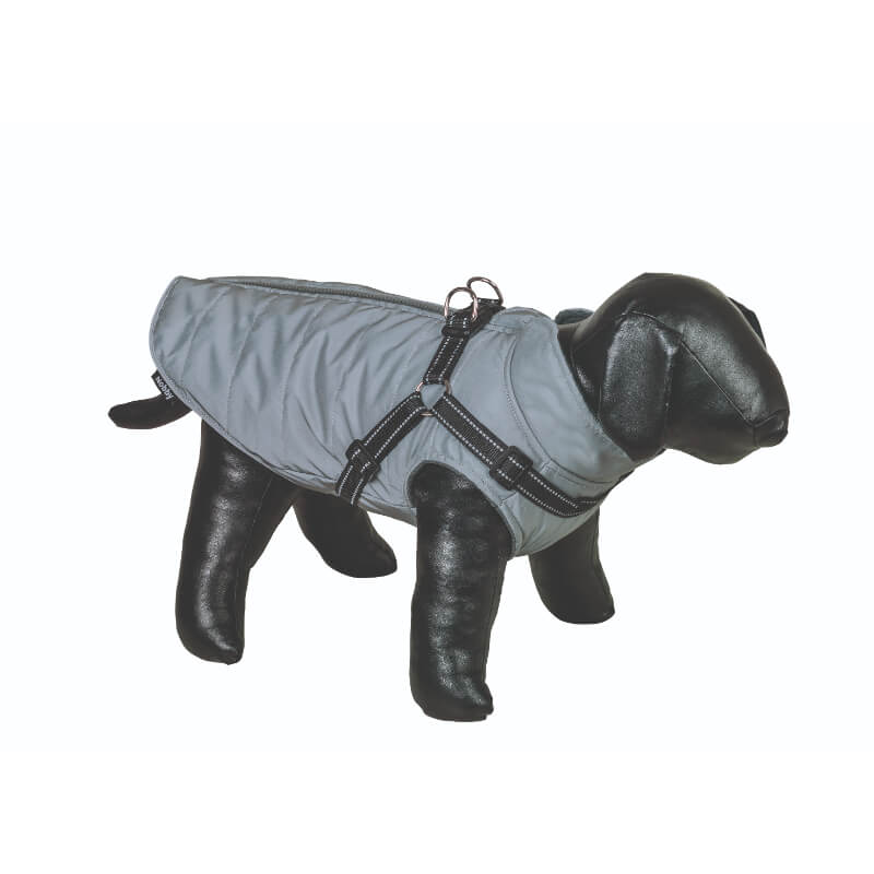 Nobby plašč Full Reflect 2in1 - siv - 36 cm