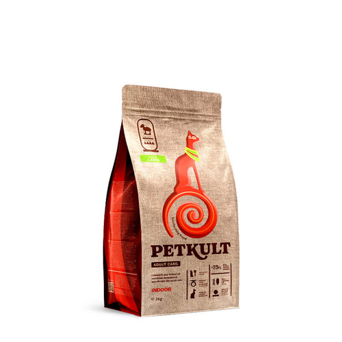 Petkult Cat Adult Care Indoor - jagnjetina - 2 kg