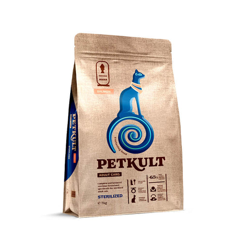 Petkult Cat Adult Care Sterilised - losos - 7 kg