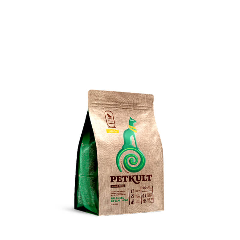 Petkult Cat Adult Care Balanced Life - piščanec - 400 g