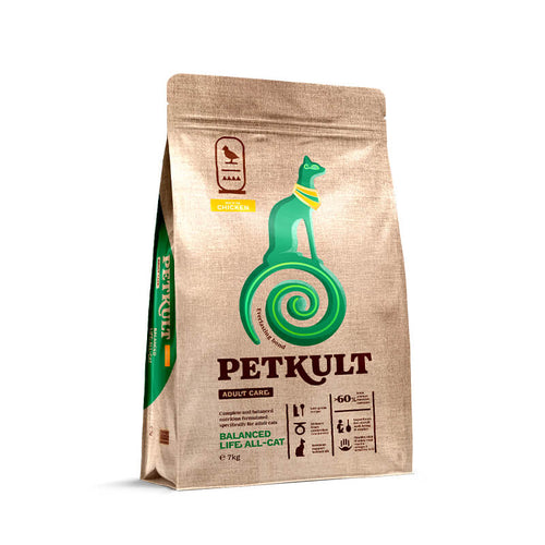 Petkult Cat Adult Care Balanced Life - piščanec - 7 kg