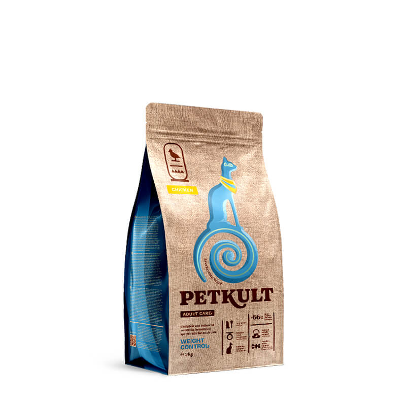 Petkult Cat Adult Care Weight Control - piščanec - 2 kg