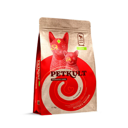 Petkult Probiotic Care Kitten & Mother - jagnjetina - 7 kg