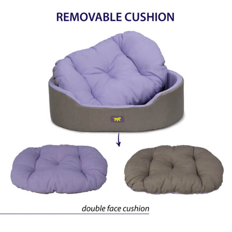 Ferplast ovalno ležišče Dandy, rjavo z različnimi barvami - razli. velikosti (5)