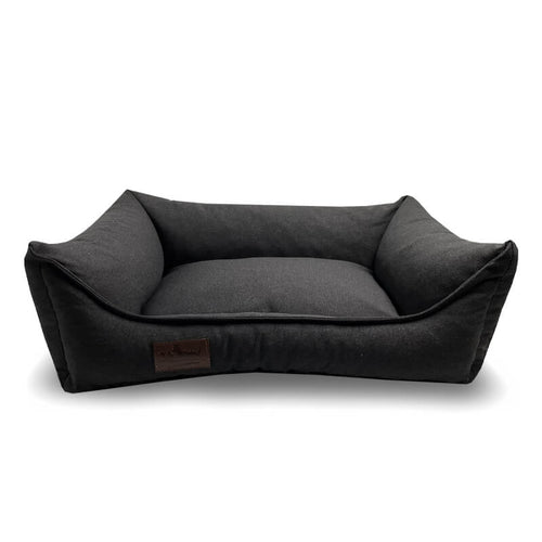 Meduza ležišče Otis iz tkanine, različne velikosti - temno siva - 80 x 60 cm