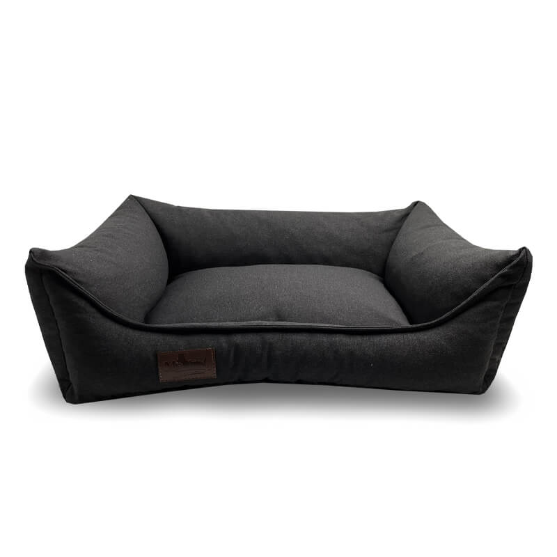 Meduza ležišče Otis iz tkanine, različne velikosti - temno siva - 120 x 85 cm