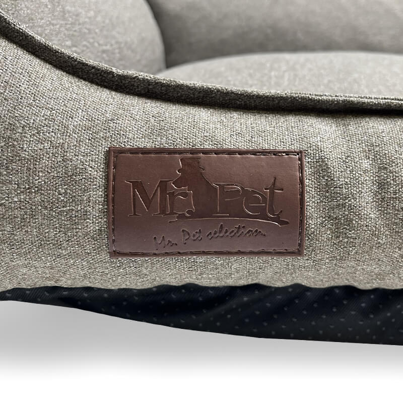 Meduza ležišče Otis iz tkanine, različne velikosti - rjava - 70 x 50 cm (3)