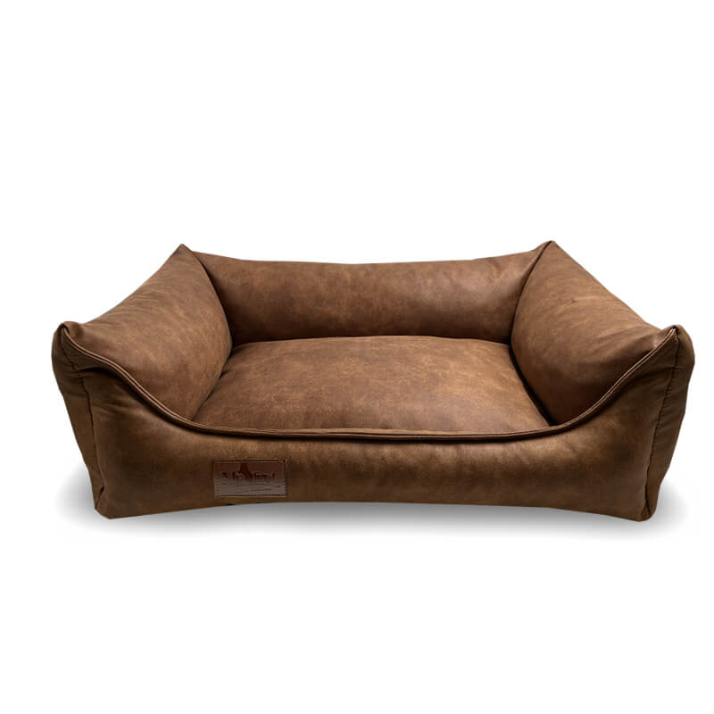 Meduza ležišče Preston iz umetnega usnja, različne velikosti - bakrena - 100 x 80 cm