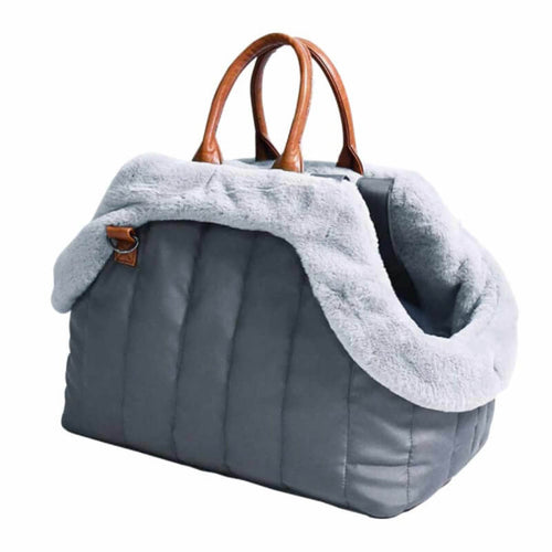 Nobby prenosna torba za pse Akil, temno siva - 40 x 20 x 25 cm