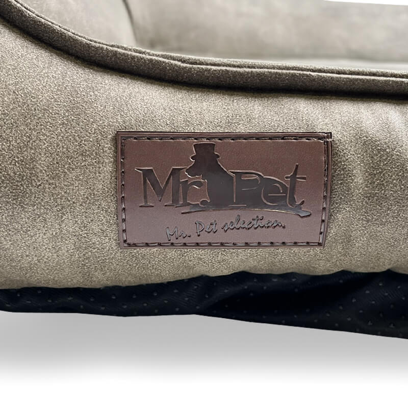 Meduza ležišče Preston iz umetnega usnja, različne velikosti - svetlo rjava (2)