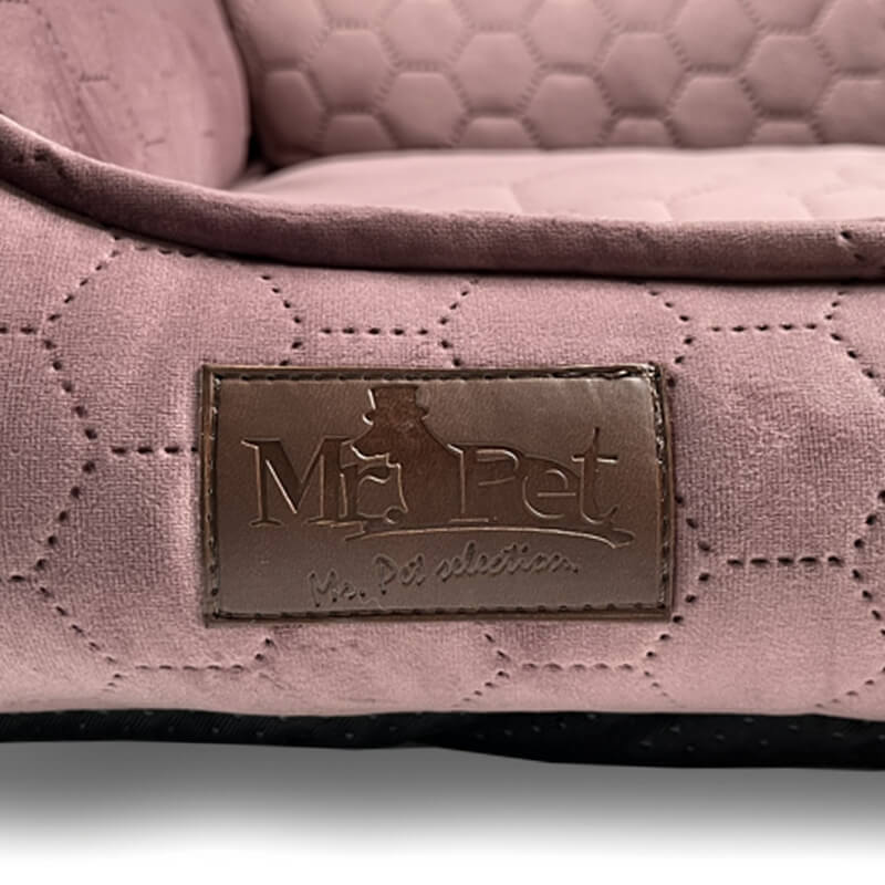 Meduza ležišče Riviera iz žameta, različne velikosti - lila (2)