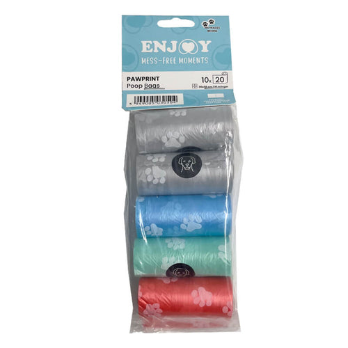 Enjoy drečke s tačkami, različne barve - 10 x 20 kos