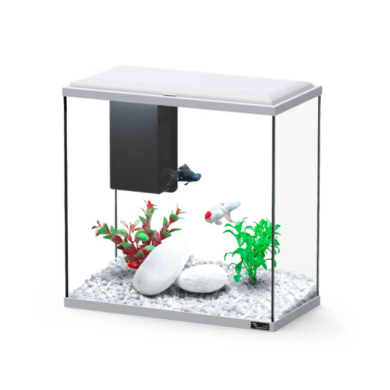 Aquatlantis akvarij Explorer Dublin LED Biobox, siv - 34 L / 40,5 x 20,5 x 40,8 cm