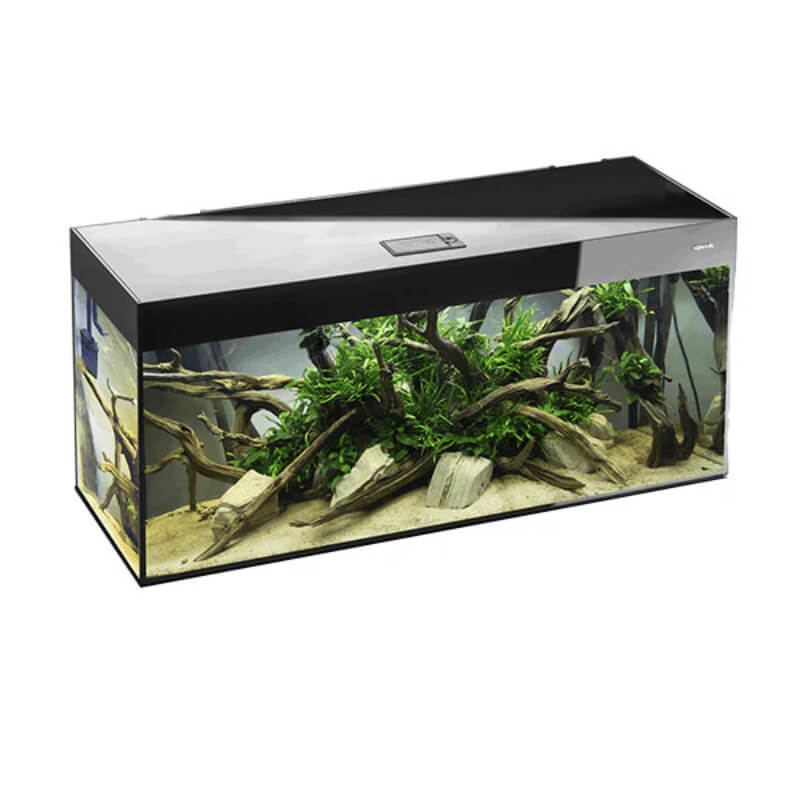 Aquael akvarij Glossy ST 150 Day&Night, črn - 405 L / 150 x 50 x 63 cm