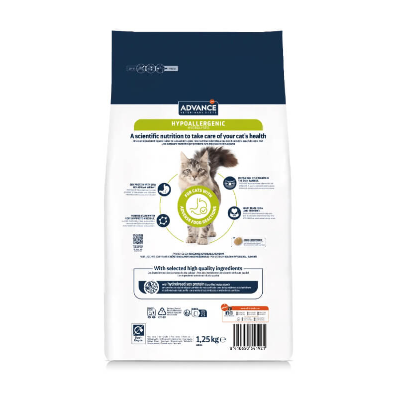 Advance vet. dieta za mačke Hypoallergenic, sojine beljakovine - 1,25 kg (2)