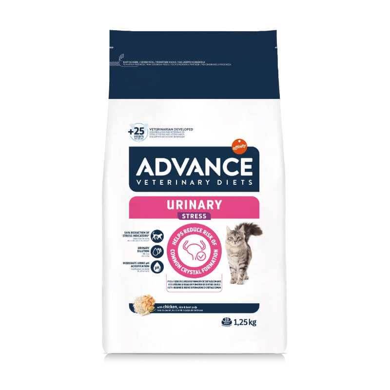 Advance veterinarska dieta za mačke Urinary Stress, piščanec - 1,25 kg