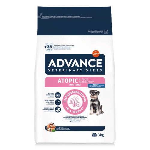 Advance veterinarska dieta za pse Atopic Mini - postrv - 3 kg