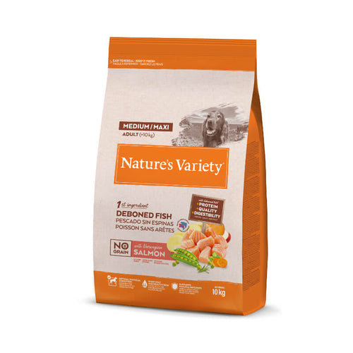 Nature's Variety No Grain Dog Med/Max Adult - losos - 10 kg