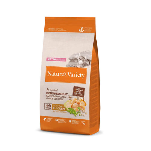 Nature's Variety No Grain Cat Kitten - piščanec - 7 kg
