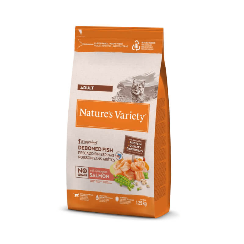 Nature's Variety No Grain Cat Adult - losos - 1,25 kg