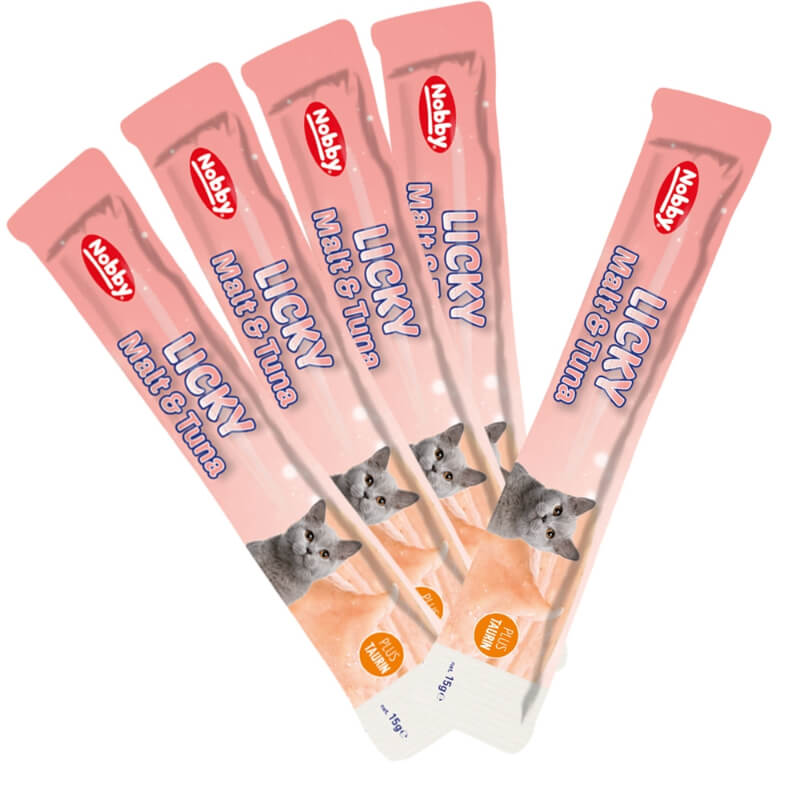 Nobby StarSnack Cat Licky krema, tuna in slad - 5 x 15 g (2)