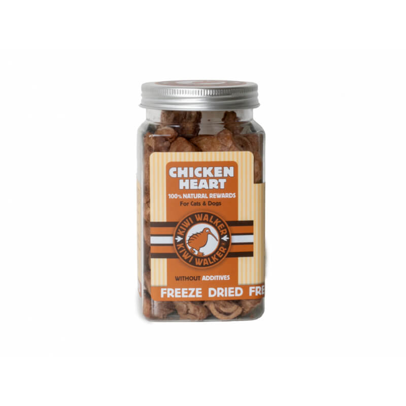 Kiwi Walker liofilizirani naravni priboljški, piščančji srčki - 60 g