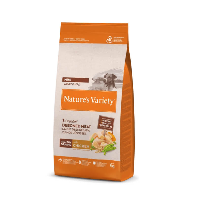Nature's Variety Healthy Grains Dog Mini Adult - piščanec