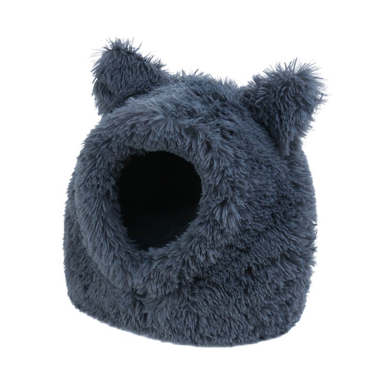 Wouapy skrivališče iglu v obliki mačje glave, siv - 40 x 32 x 42 cm