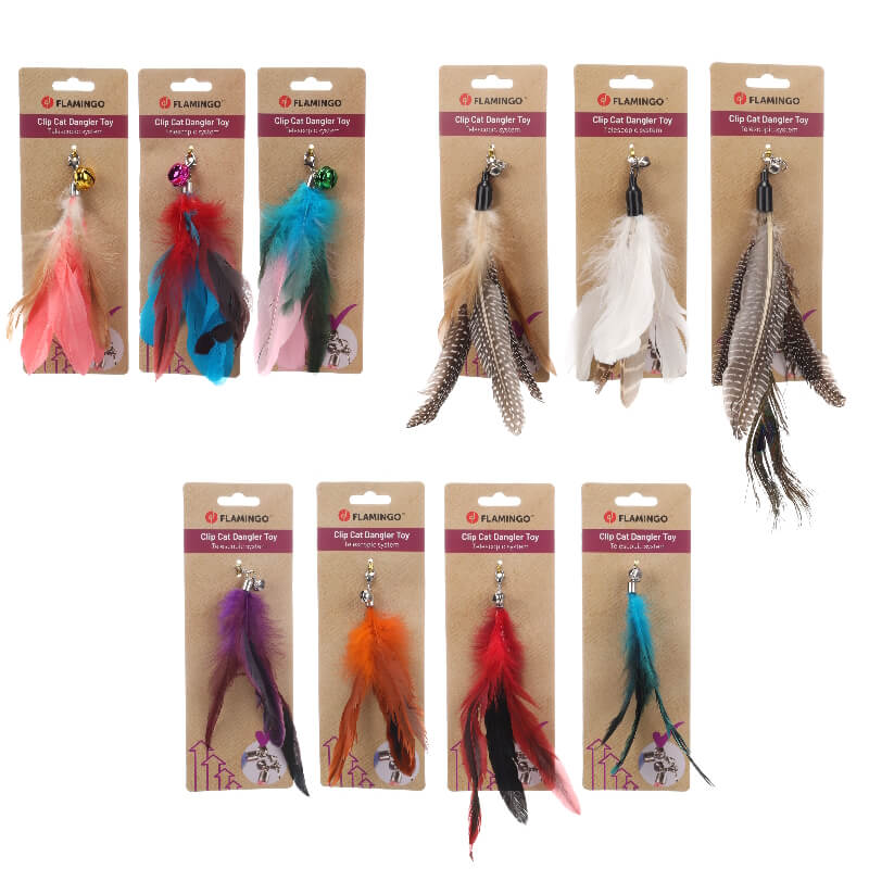 Flamingo teleskopska igralna palica ali obesek za palico, izbor - različne barve (4)