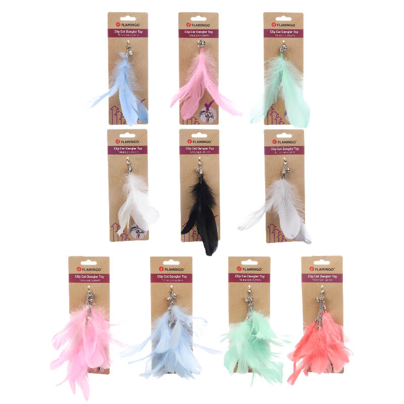 Flamingo teleskopska igralna palica ali obesek za palico, izbor - različne barve (5)