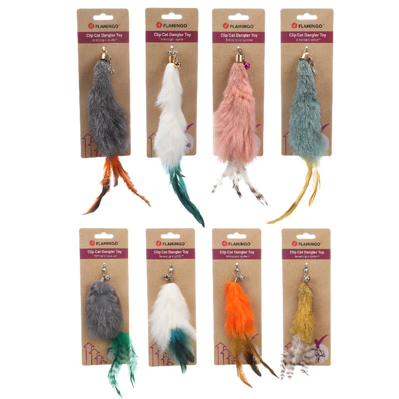 Flamingo teleskopska igralna palica ali obesek za palico, izbor - različne barve (6)