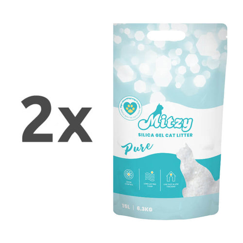 Mitzy posip silica gel, brez vonja - 6,3 kg - 2 x 6,3 kg