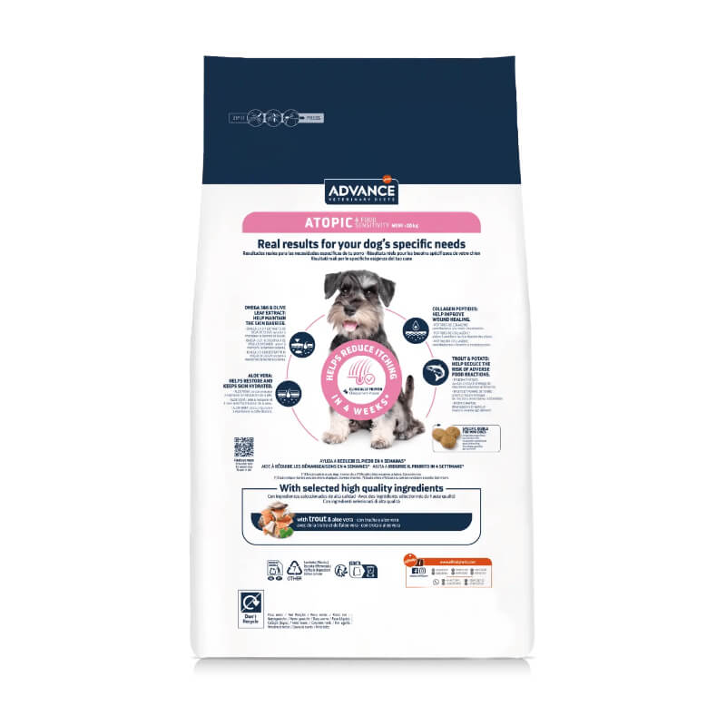 Advance veterinarska dieta za pse Atopic Mini - postrv (2)