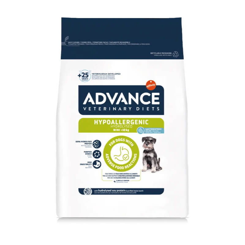 Advance veterinarska dieta za pse Hypoallergenic Mini - sojine beljakovine
