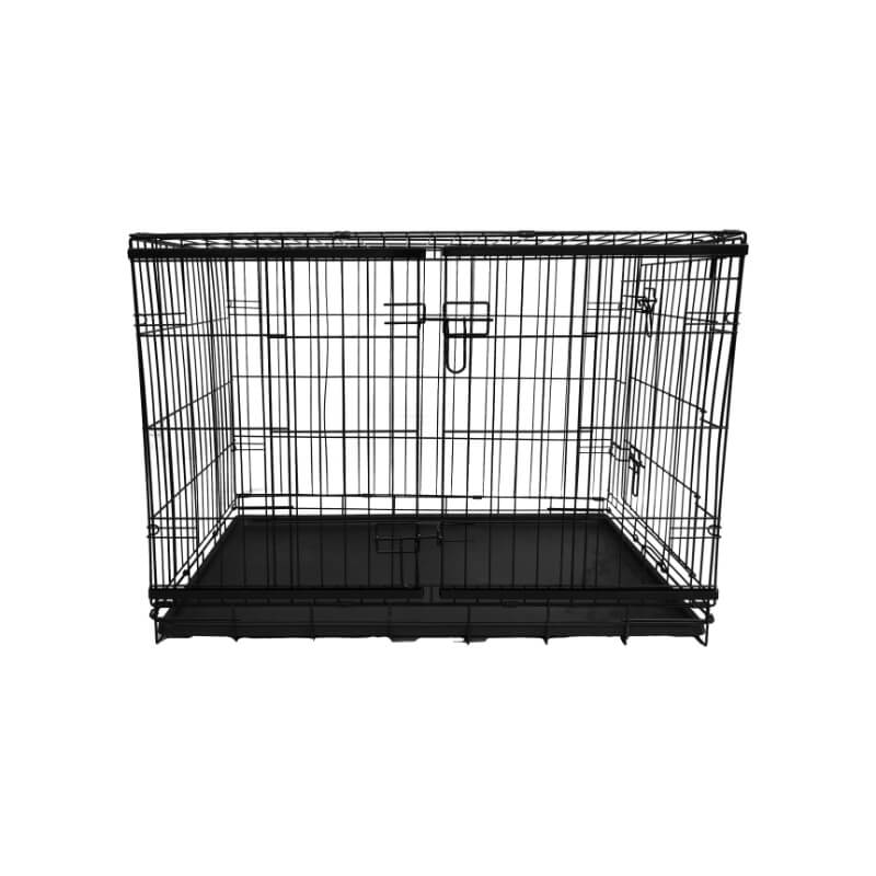 Enjoy kovinski boks z drsnimi vratci, črn - 75,5 x 52 x 58 cm (2)