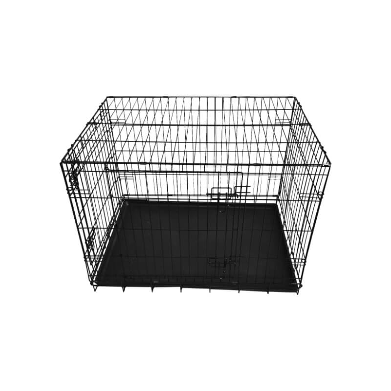 Enjoy kovinski boks z dvojnimi vratci, črn - 90 x 60 x 67 cm (4)