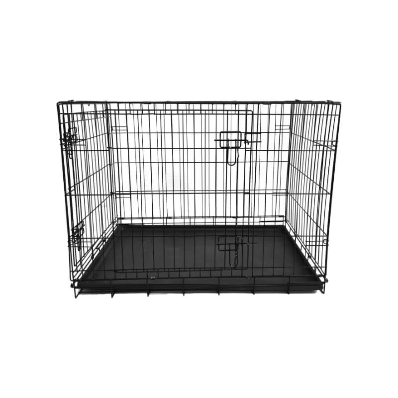 Enjoy kovinski boks z dvojnimi vratci, črn - 121 x 75 x 83,5 cm (2)