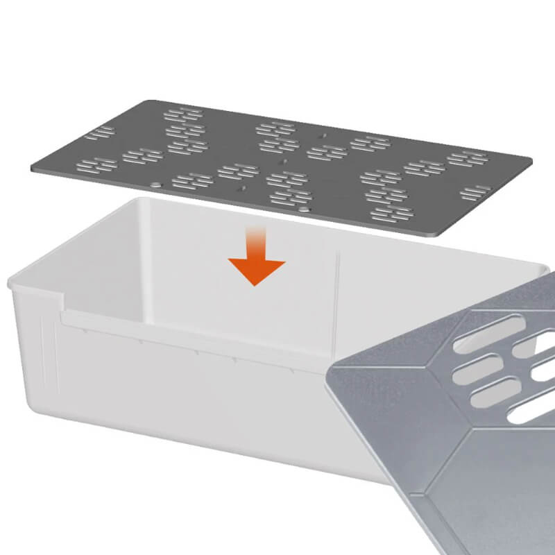 Ferplast Atlas Car 80 transportni boks za prtljažnik, črn - 82 x 51 x 61 cm (6)