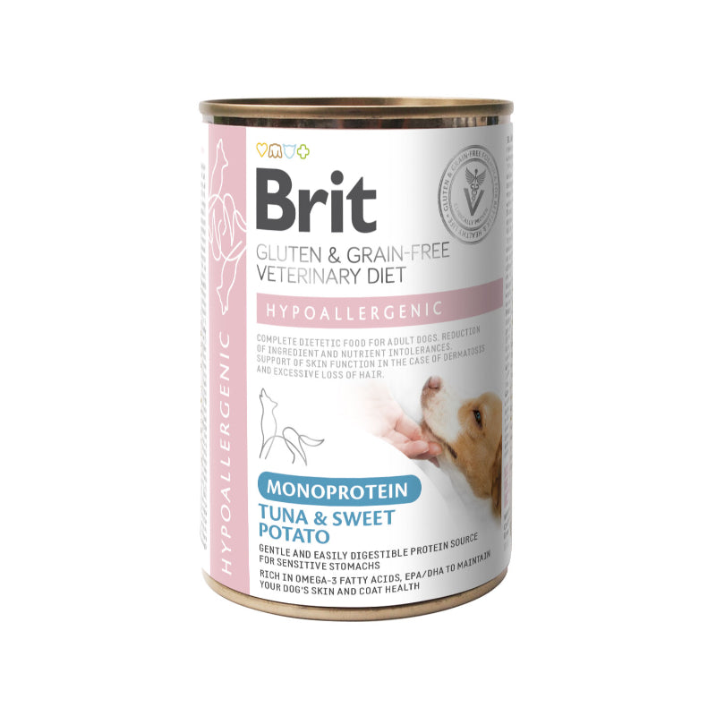 Brit GF Veterinarska dieta za pse Hypoallergenic Mono, tuna - 400g - 400 g