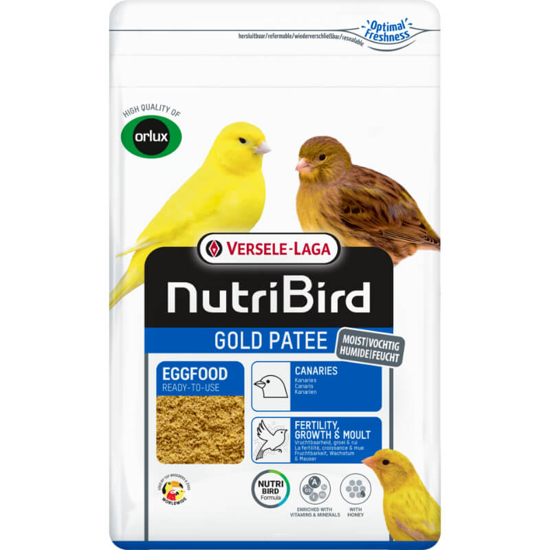 Versele-Laga NutriBird Gold Patee vlažna jajčna hrana za kanarčke - 1 kg