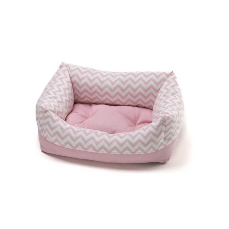 Leopet oglato ležišče Rodi Puppies, roza - 40 x 50 x 30 cm