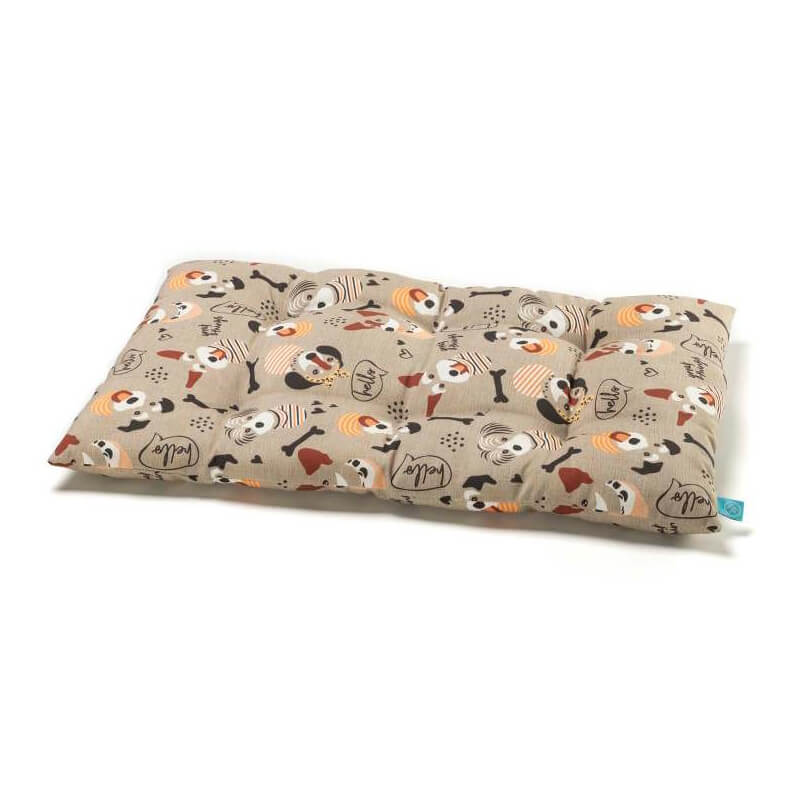 Leopet oglata blazina Bomber Dogs&Bones, bež - različne velikosti - 40 x 60 cm