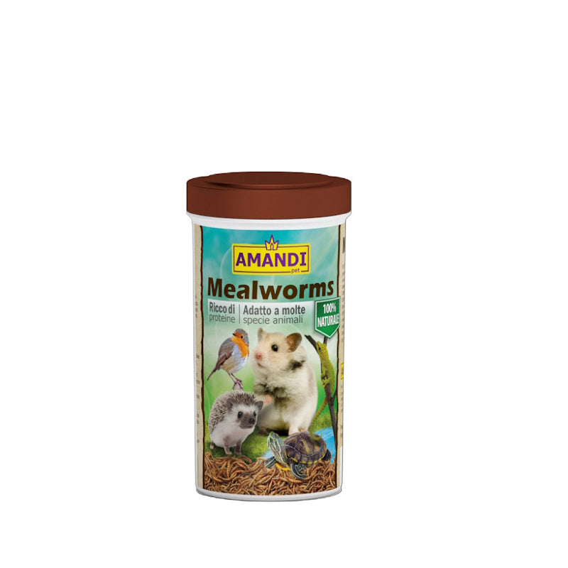 Amandi Pet Mealworms posušeni mokarji - 100 ml / 10 g