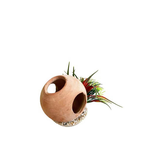 Sydeco umetni dekor skrivališče z rastlinjem - 11,5 cm