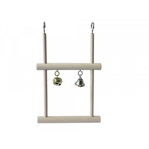 Nobby lesena dvojna gugalnica z zvočnki - 12,5 x 20,5 cm