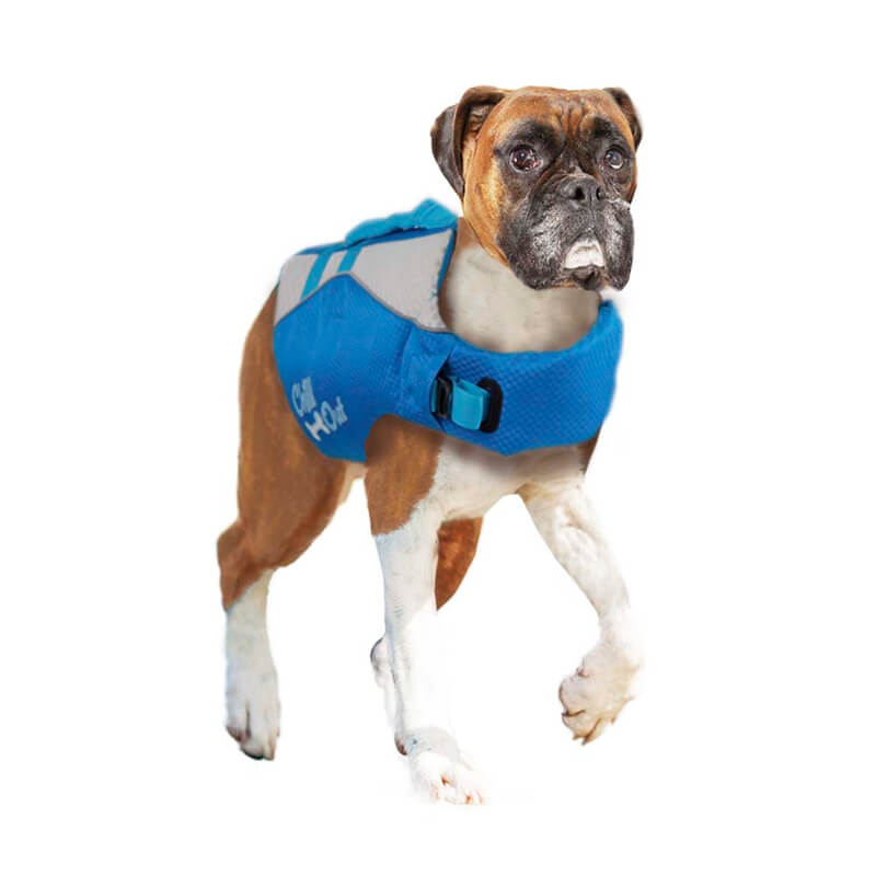 All for paws Chill Out plavalni jopič za psa L, moder - 39 cm (5)