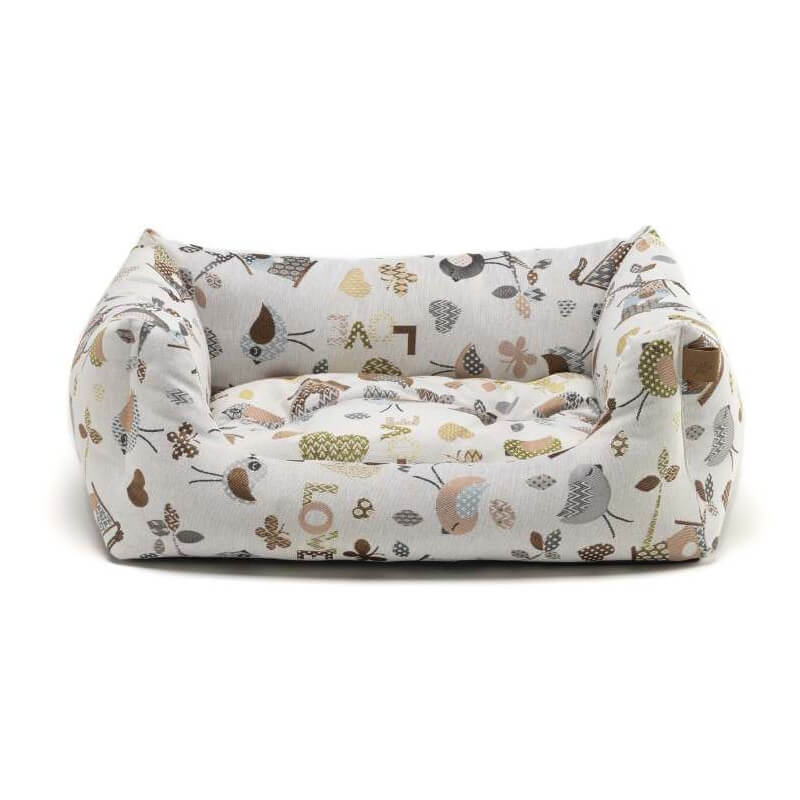 Leopet oglato ležišče Rodi Birds, bež-rjavo - različne velikosti (2)