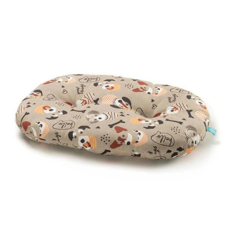 Leopet ovalna blazina Nettuno Dogs&Bones, bež - različne velikosti